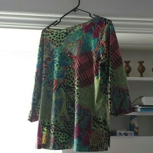 Women's L colorful blouse